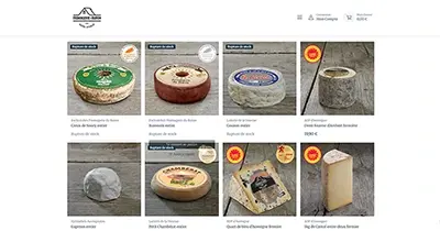 Aperçu du nouveau site de la Fromagerie du Buron
